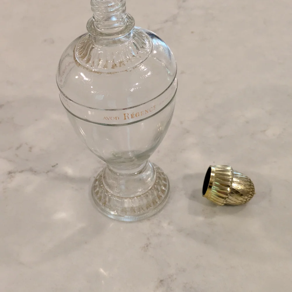 Vintage 1970s  Avon Regence Empty Cologne Bottle 17
